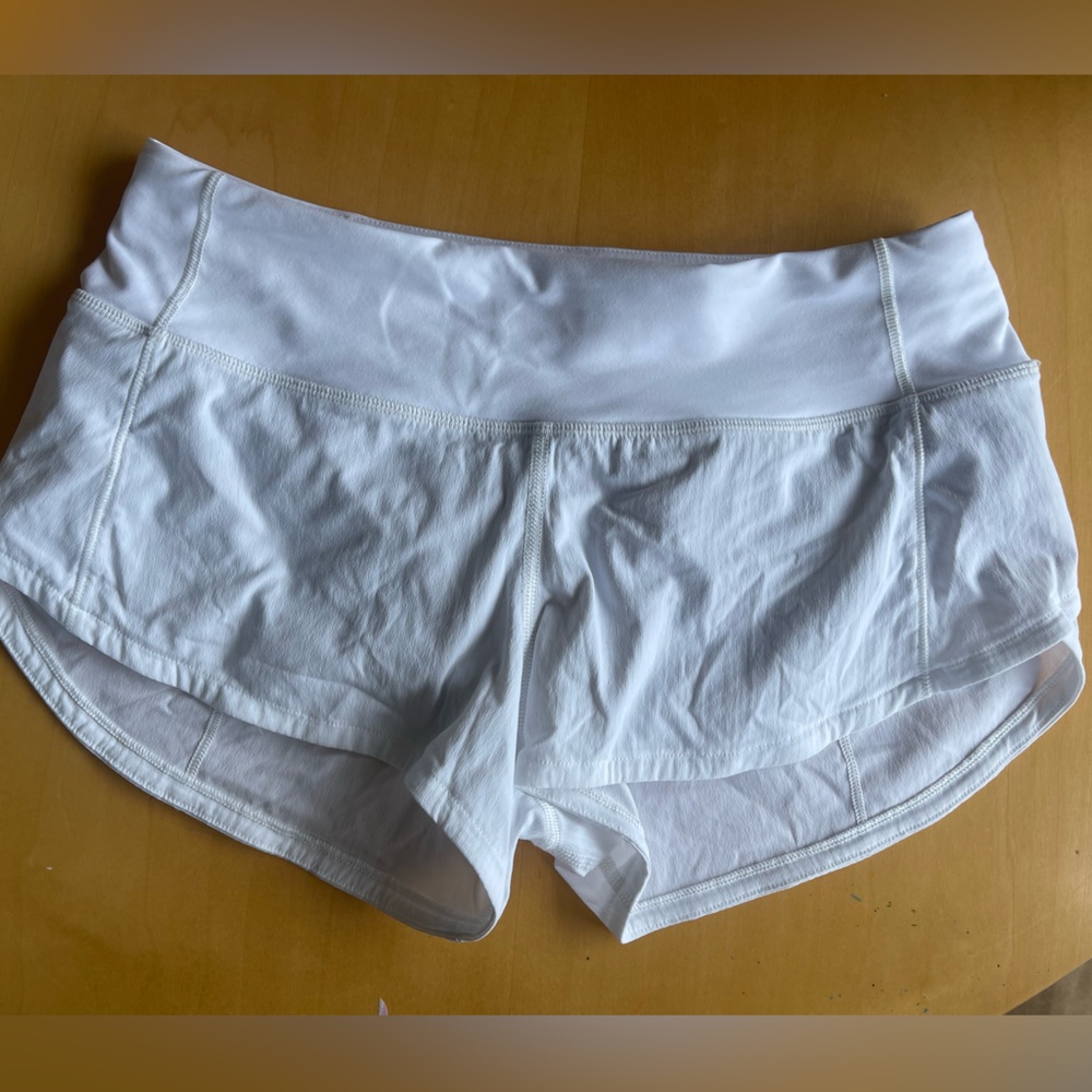 Lululemon White Shorts